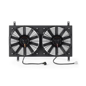 Performance Aluminum Fan Shroud Kit, fits Mazda Miata 1990-1997, Black