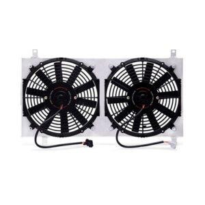 Performance Aluminum Fan Shroud Kit, fits Mazda Miata 1990-1997, Polished