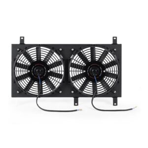 Performance Aluminum Fan Shroud Kit, fits Mazda Miata 1999-2005, Black
