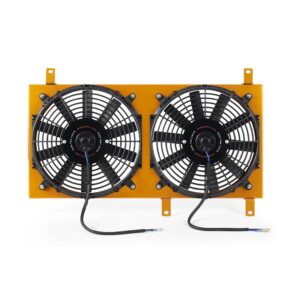 Performance Aluminum Fan Shroud Kit, fits Mazda Miata 1999-2005, Gold