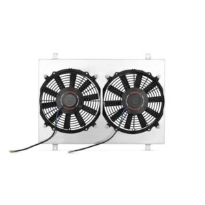 Ford Mustang Performance Aluminum Radiator Fan Shroud Kit, 1979-1993, Polished