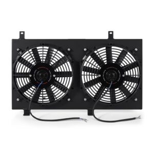 Performance Aluminum Fan Shroud Kit, fits Mazda RX-8 2004-2008, Black