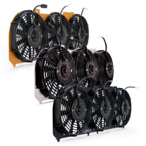Aluminum Fan Shroud Kit, fits Jeep Cherokee XJ 4.0L 1989-2001, Polished