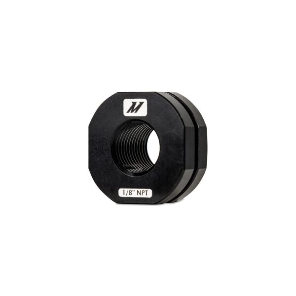 Aluminum 1/8-in-NPT Add-On Bung for Hoses & Couplers, Black