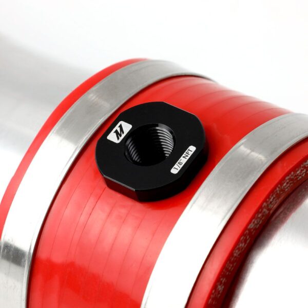 Aluminum 1/8-in-NPT Add-On Bung for Hoses & Couplers, Black