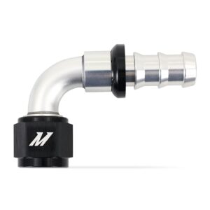 Mishimoto Push-Lock Fitting, -10AN, 90-Degree
