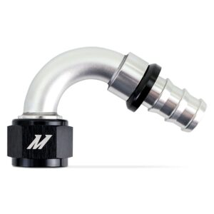 Mishimoto Push-Lock Fitting, -12AN, 120-Degree