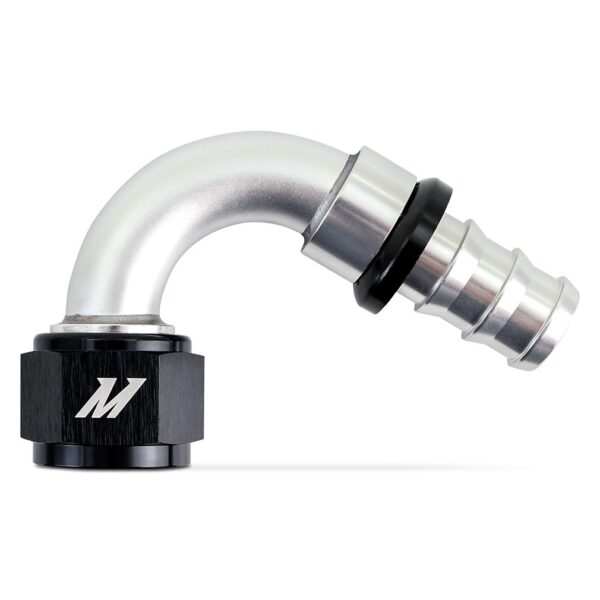 Mishimoto Push-Lock Fitting, -12AN, 120-Degree