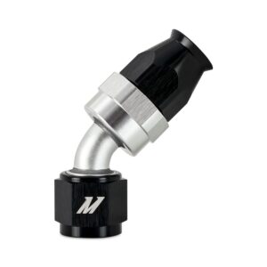 Mishimoto -8AN Braided Line Fitting, PTFE, 45 Degree
