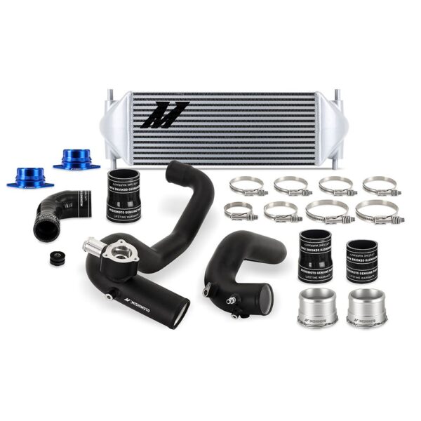 Performance Intercooler Kit, Ford Bronco 2.3L 2021+, Silver IC, Black IC Pipes