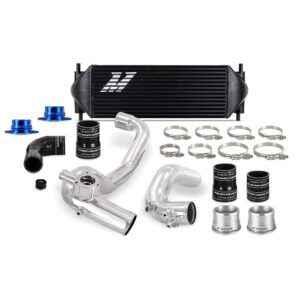 Performance Intercooler Kit, Ford Bronco 2.3L 2021+, Black IC, Polished IC Pipes
