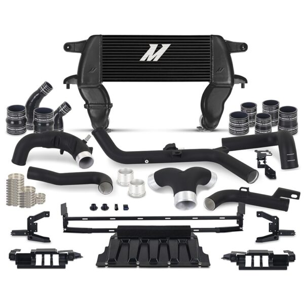 High-mount Intercooler Kit, fits 2021+ Ford Bronco 2.7L, Black Intercooler