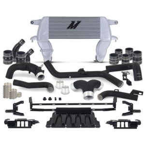 High-mount Intercooler Kit, fits 2021+ Ford Bronco 2.7L, Silver Intercooler
