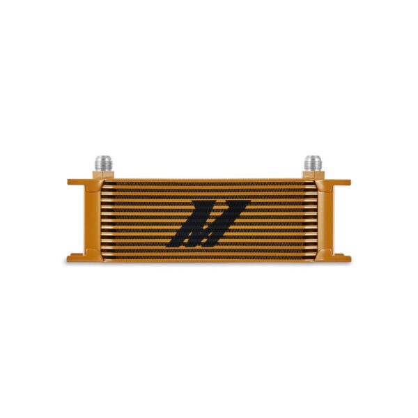 Universal 13-Row Oil Cooler, Gold