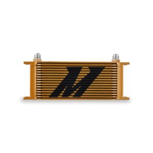 Universal 16-Row Oil Cooler, Gold