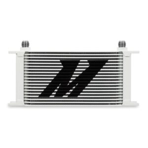Universal 19-Row Oil Cooler, White