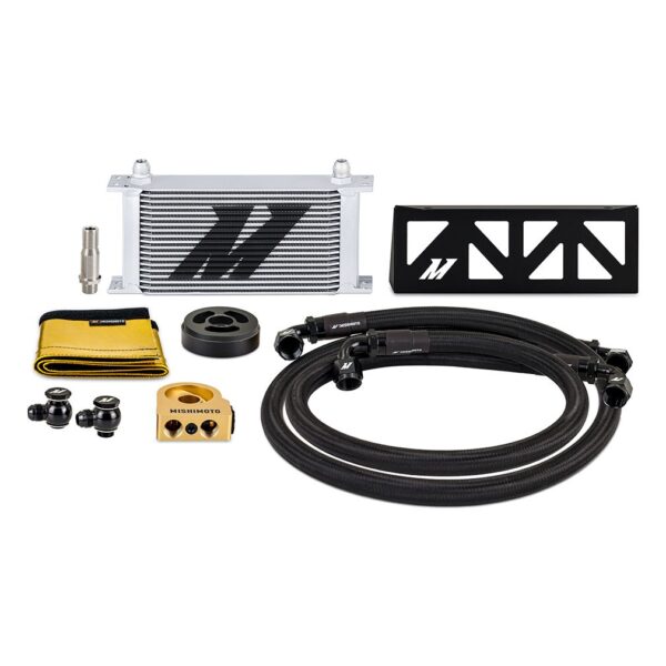Oil Cooler, Fits Subaru BRZ/Toyota GR86 2022+, Thermostatic, Silver Cooler