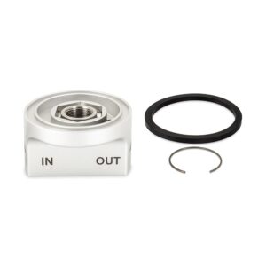 Mishimoto Remote Oil Filter Take-Off Plate, 3/4-16