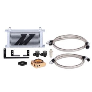 Thermostatic Oil Cooler Kit, fits 2019+ Mazda Miata ND2, Silver