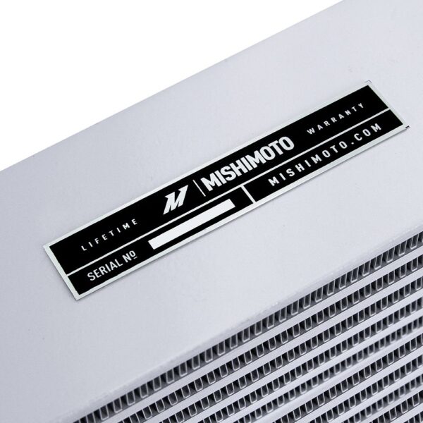 Universal Heavy-Duty Bar-and-Plate Oil Cooler, 17in Core, Opposite-Side Outlets