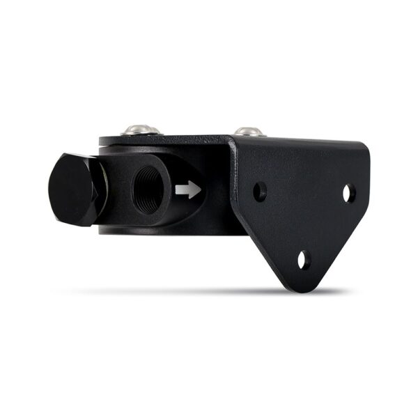 Mishimoto Remote Oil Filter Mount, M22 X 1.5 Filter Thread, Black