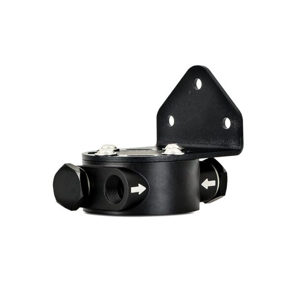 Mishimoto Remote Oil Filter Mount, M22 X 1.5 Filter Thread, Black