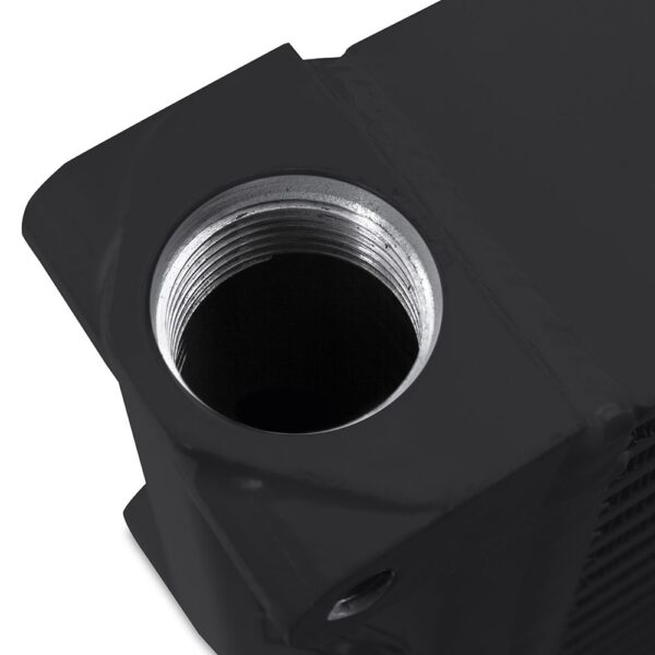 Universal Heavy-Duty Bar-and-Plate Oil Cooler, 17in Core, Same-Side Outlets