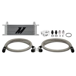 Universal Oil Cooler Kit, 13-Row, Silver