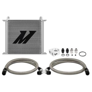 Universal Oil Cooler Kit, 34-Row, Silver