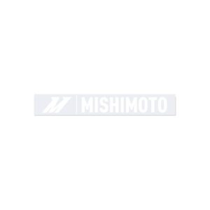 Small Silver Mishimoto Decal, 1.5 x 10