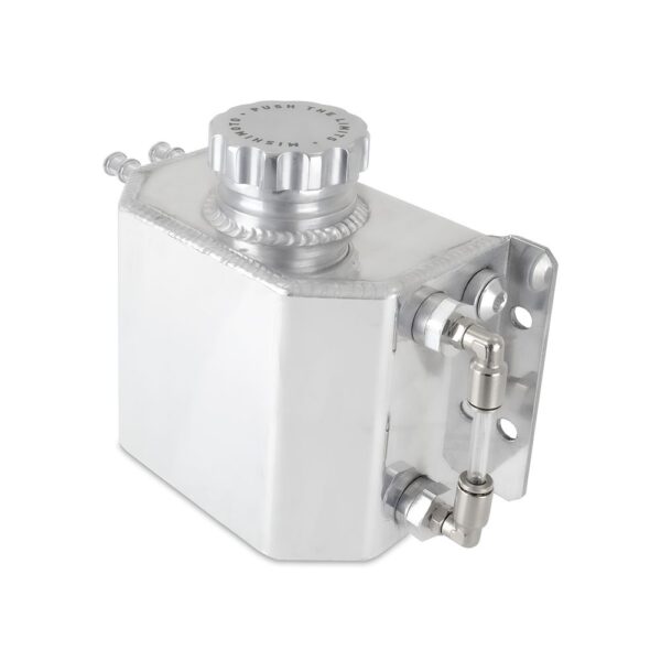 Universal Coolant Overflow Tank, 1 Quart, Polished
