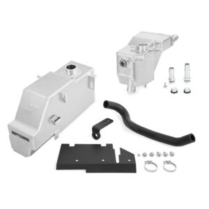 Aluminum Degas Tank Kit, Fits 2011-2019 Ford 6.7L Powerstroke, Natural