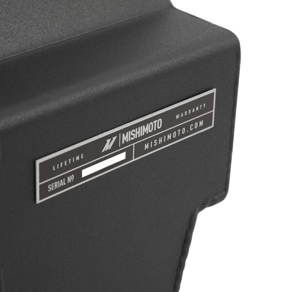 Aluminum Degas Tank, fits Ford 6.7L Powerstroke 2011-2019, Micro-Wrinkle Black