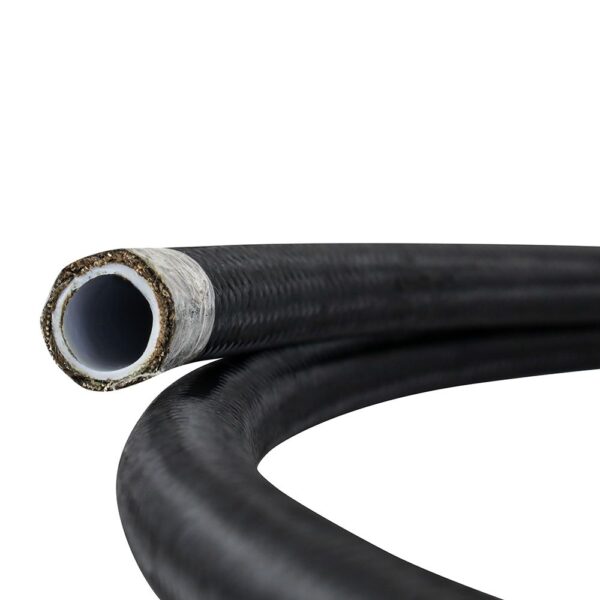 Mishimoto 6ft -4AN Braided Line, PTFE, Black Nylon