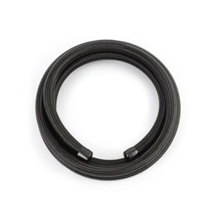-6AN Braided Line, Black Nylon - 10ft