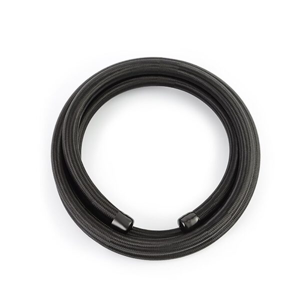 -6AN Braided Line, Black Nylon - 10ft