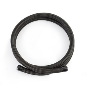 -6AN Braided Line, Black Nylon - 6ft