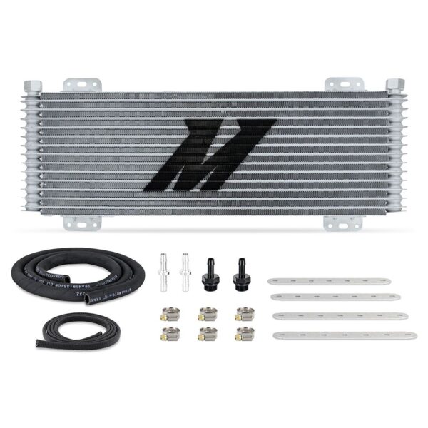 13-Row Stacked Plate Transmission Cooler, Powder Coat, 22.85in X 7.10in X 1.25in