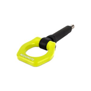 Mishimoto Racing Tow Hook, Fits Subaru WRX/STI 2002-2007, Neon Yellow