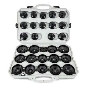 Cup Style Oil Filter Wrench Set, 30 Pieces
