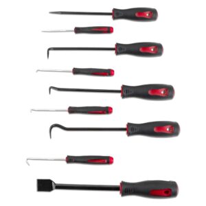 Pick & Hook Set with Gasket Scraper, 9 Piece