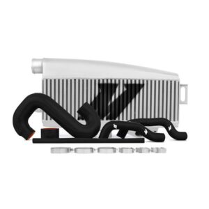 Subaru WRX/STI Perf. Top-Mount Intercooler Kit (silver w/ black pipe) 2002-2007