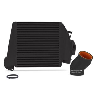Subaru WRX 2008-2014 Top-Mount Intercooler Black Cooler, Black hoses