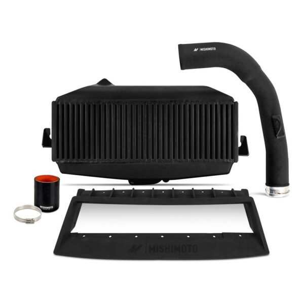 Top-Mount Intercooler Kit, fits Subaru WRX 2022+, Black Intercooler, Black Pipe