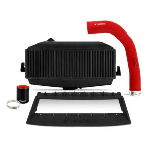 Top-Mount Intercooler Kit, fits Subaru WRX 2022+, Black Intercooler, Red Pipe
