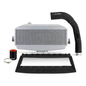 Top-Mount Intercooler Kit, fits Subaru WRX 2022+, Silver Intercooler, Black Pipe