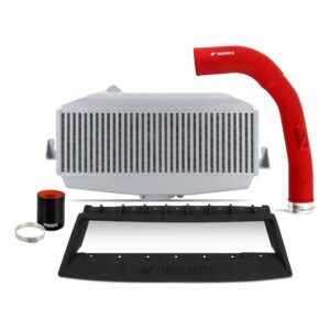 Top-Mount Intercooler Kit, fits Subaru WRX 2022+, Silver Intercooler, Red Pipe