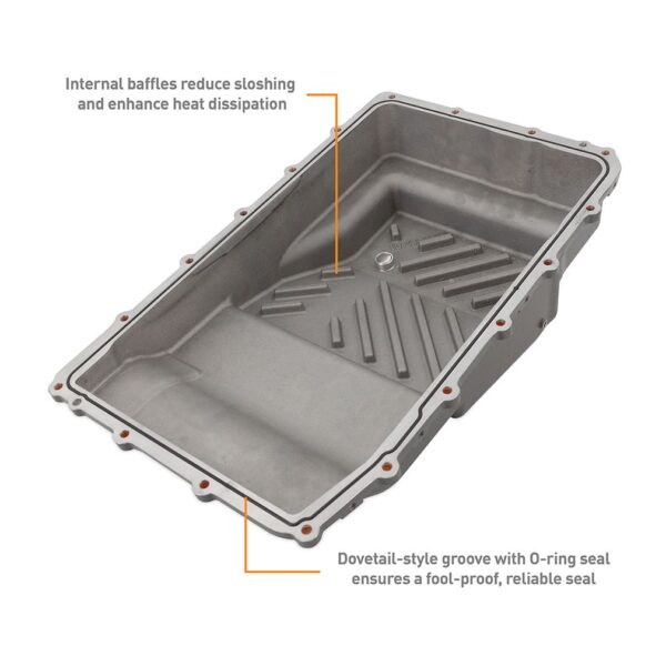 Aluminum Transmission Pan, fits Ford 10R60/10R80 Transmissions