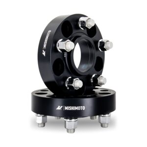 Wheel Spacers, 5X114.3, 70.5mm Center Bore, M14 X 1.5, 1.60-in Thick, Black