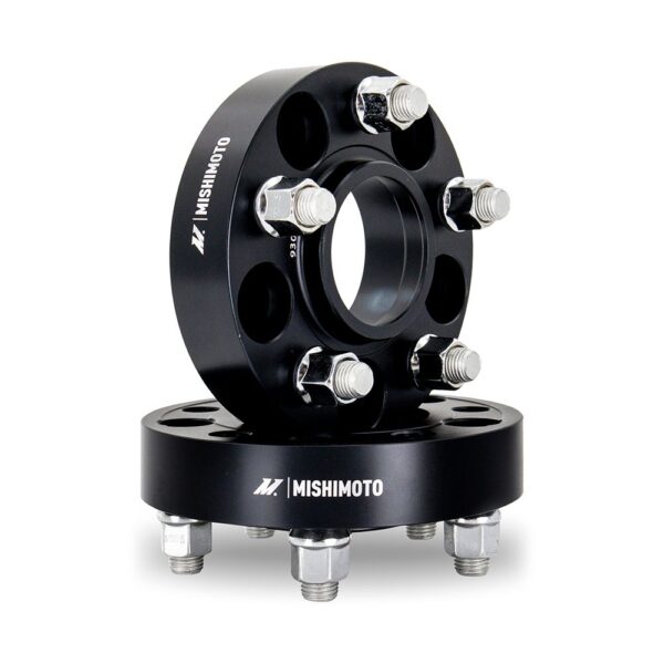 Wheel Spacers, 5X114.3, 70.5mm Center Bore, M14 X 1.5, 2.00-in Thick, Black